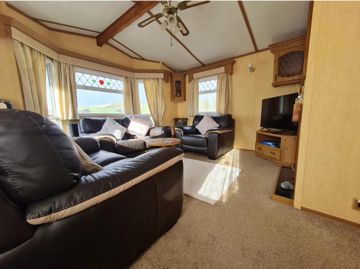 Spacious Luxury Escape With Sea Views And Pet Friendly At Clarach Bay Aberystwyth Extérieur photo